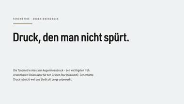 R118 · Auftakt — ERKLÄR — Tonometrie / Augeninnendruck